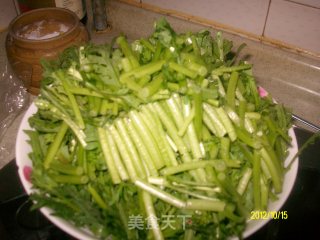 ✿stir-fried Wormwood Stalks✿ recipe