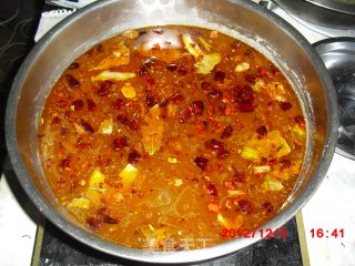 Spicy Hot Pot with Fish Bone Soup recipe