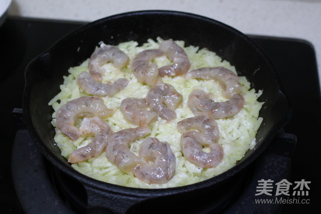 Shrimp and Potato Shredded Pie recipe