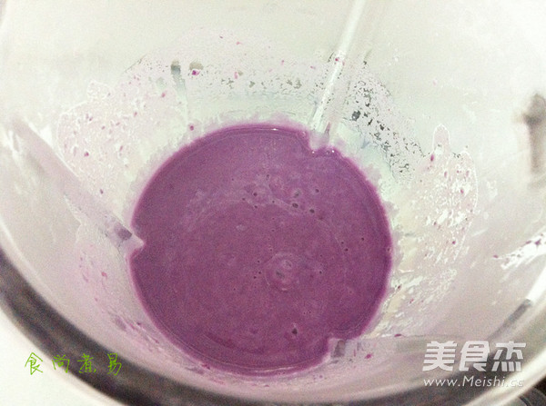 Purple Sweet Potato Milk Osmanthus Soup recipe