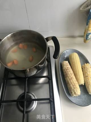Corn Soup with Beef Cabbage recipe