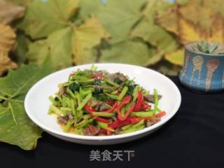 Beef Stir-fried Celery recipe