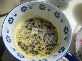 Thick Egg Braised Seaweed Chopped Green Onion recipe