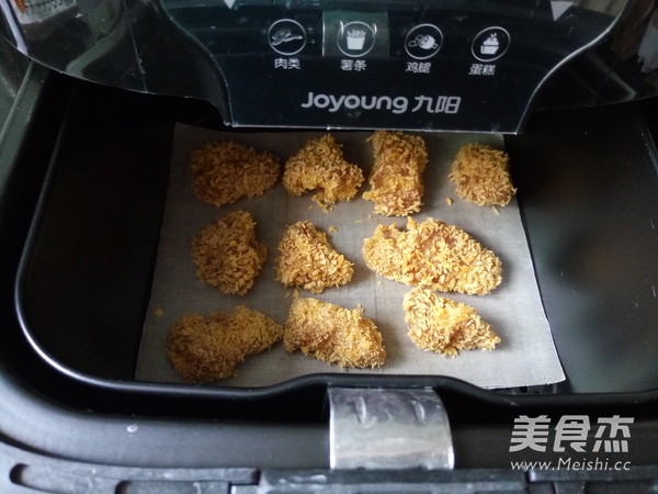 Oil-free Chicken Rice Crackers recipe