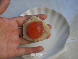 Mooncake with Red Bean, Lotus Paste and Egg Yolk recipe