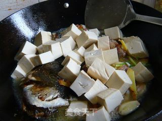 Braised Fish Head Tofu recipe