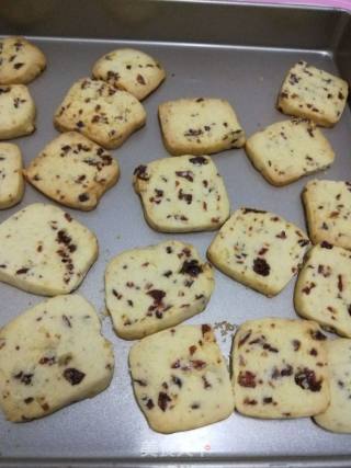 Cranberry Butter Cookies recipe