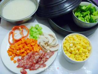 【yiru Private House Style Rice】taji Pot Corn Sausage Rice recipe