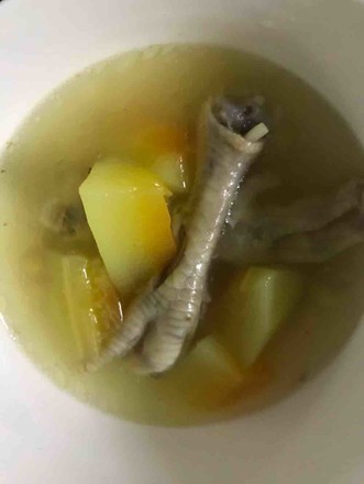 Papaya Chicken Feet Soup recipe