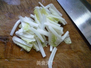 Baby Vegetable Stems Mixed with Jellyfish recipe