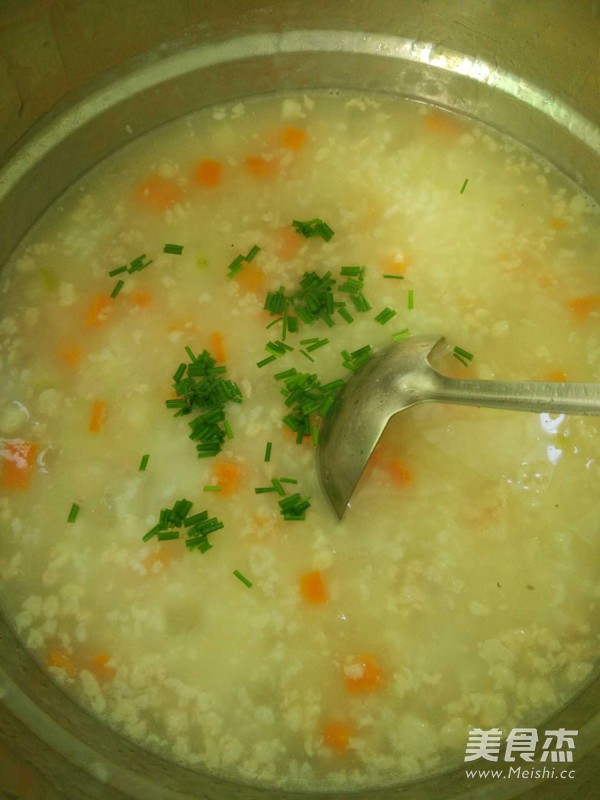 Carrot and Winter Melon Lean Pork Congee recipe