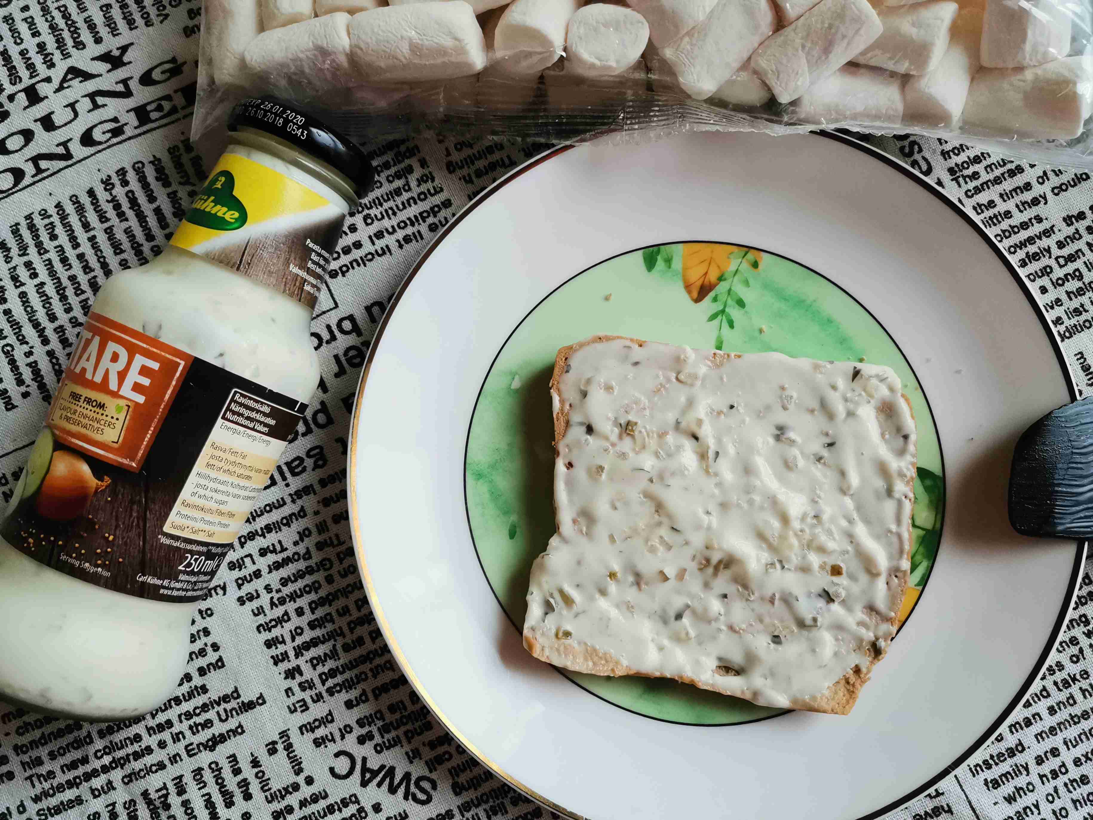 Marshmallow Roasted Whole Wheat Toast recipe