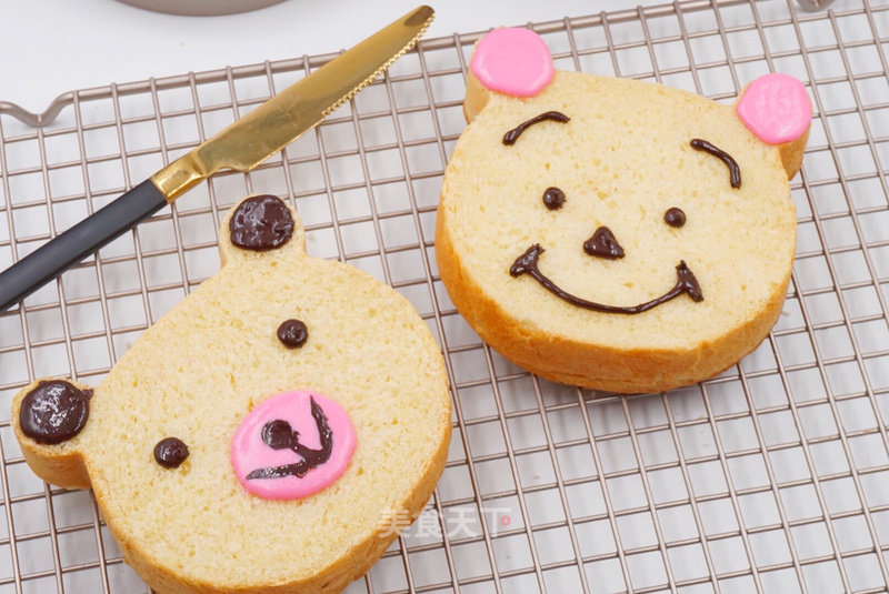 #aca烤明星大赛#little Bear Toast recipe