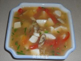 Clam Tomato Tofu Soup recipe