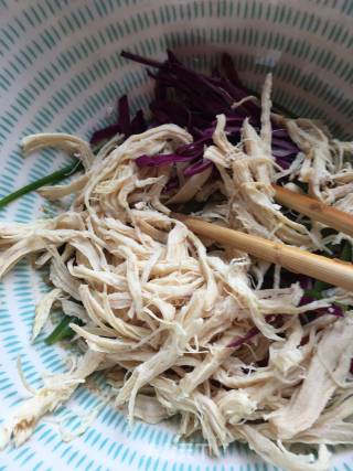 Enoki Mushroom Mixed with Chicken Breast recipe