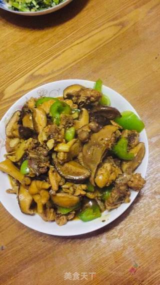 Stir-fried Chicken with Mushrooms recipe