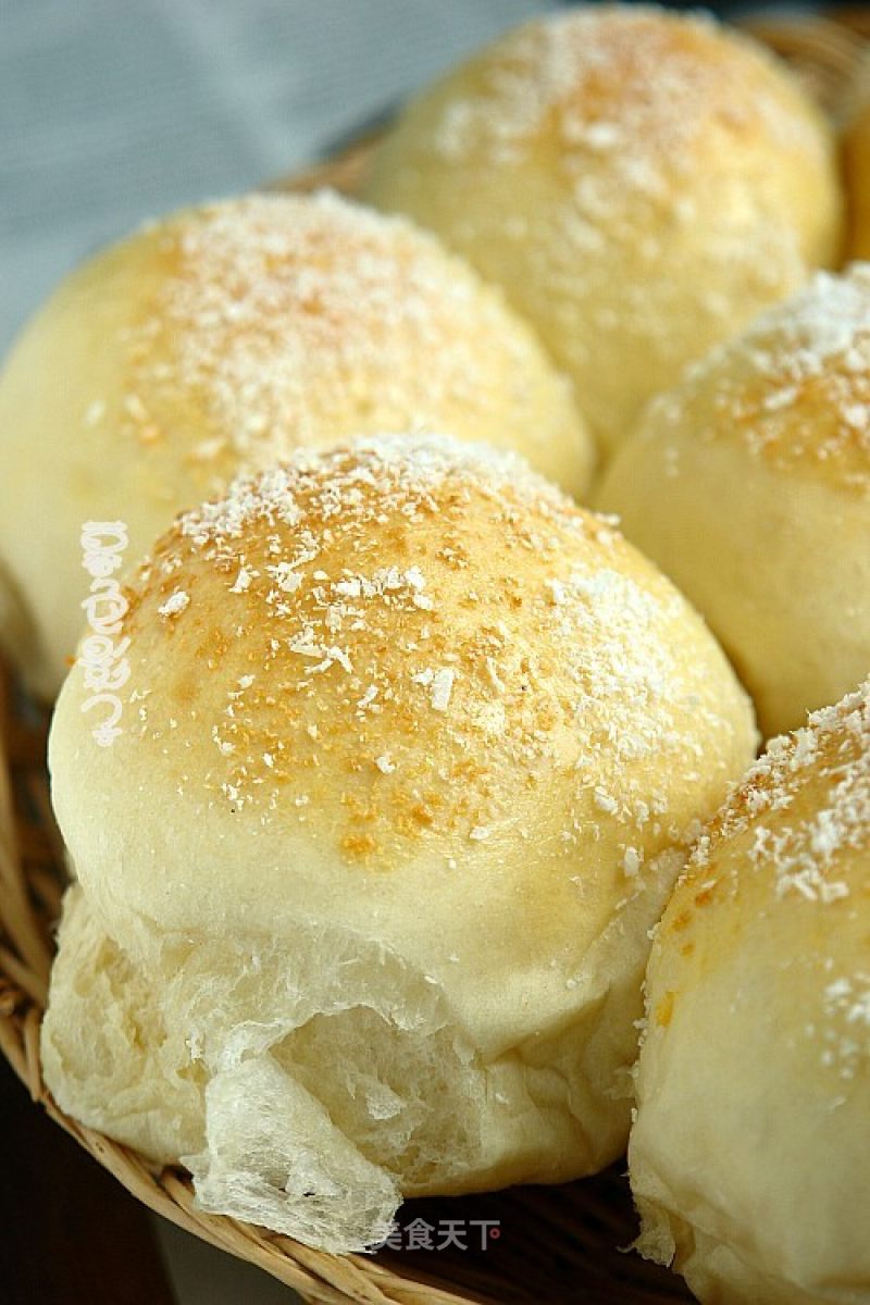 #aca烤明星大赛# Coconut Breakfast Buns recipe