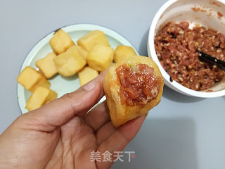 Steamed Stuffed Tofu Puffs recipe