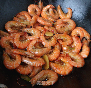 Cooked Live Shrimp in Oil recipe