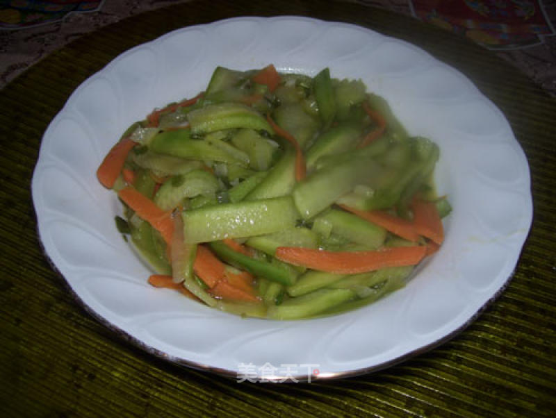 Fried and Sour Melon Strips recipe