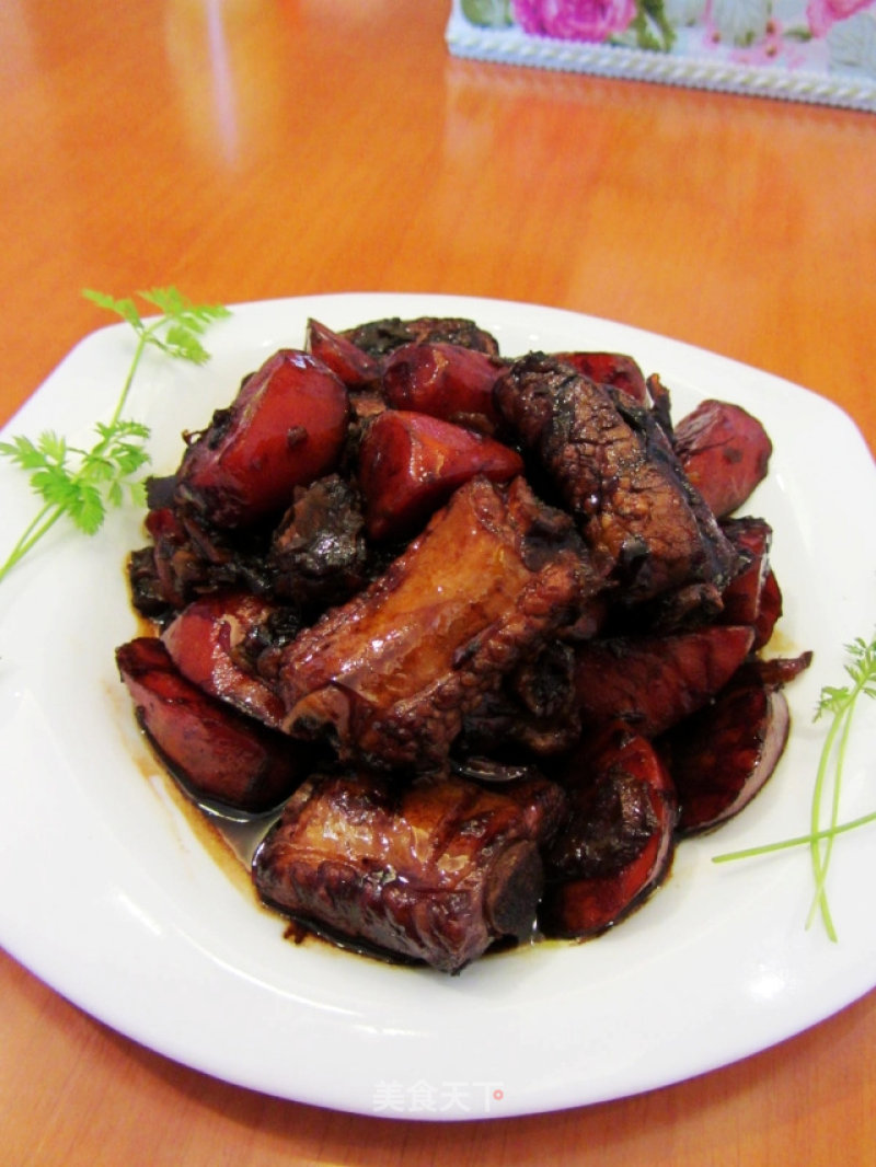 Roasted Pork Ribs with Panax Notoginseng and Carrot recipe