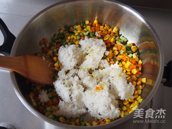 Curry Mixed Fried Rice recipe