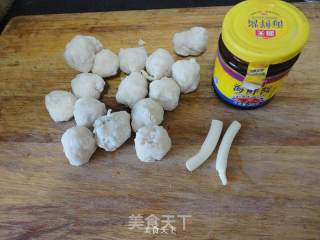 Fried Cuttlefish Balls with Hoisin Sauce recipe