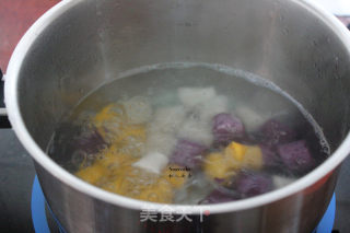 Colorful Taro Balls recipe