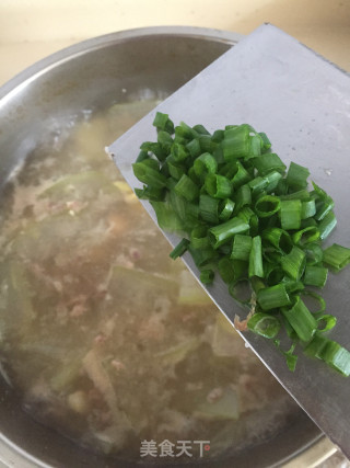 Winter Melon Soup with Fresh Shellfish and Minced Pork recipe