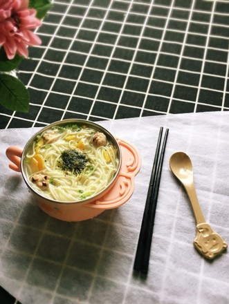 Sweet Potato Meatball Noodle recipe