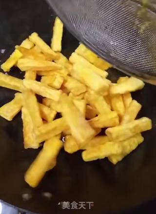 Golden Sweet Potato Strips recipe