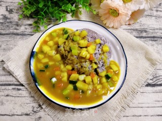 Yam Curry Rice Bowl recipe