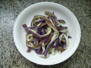 Eggplant with Shrimp Skin recipe