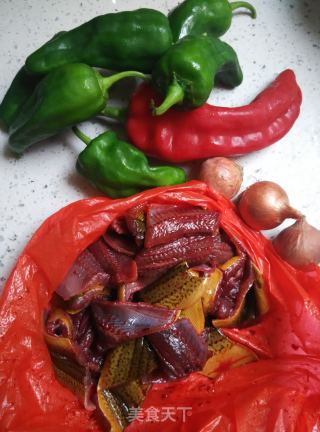 Double Pepper Fried Eel Slices recipe