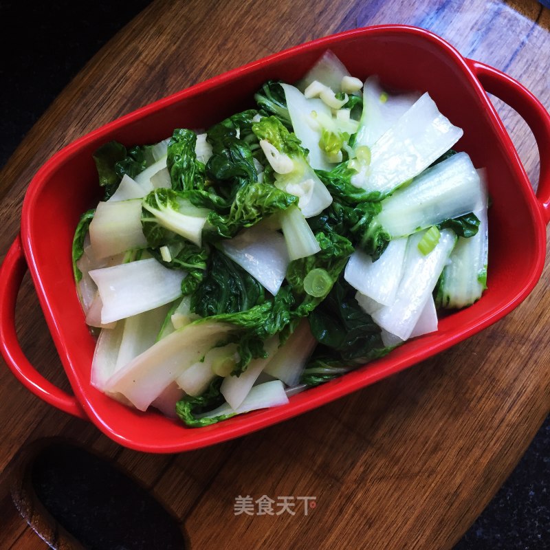 Stir-fried Rape recipe