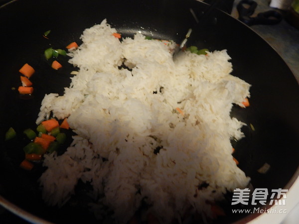 Fried Rice with Minced Meat recipe