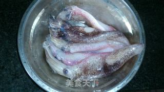 Grilled Squid in Southern Milk Sauce (lazy Dish) recipe