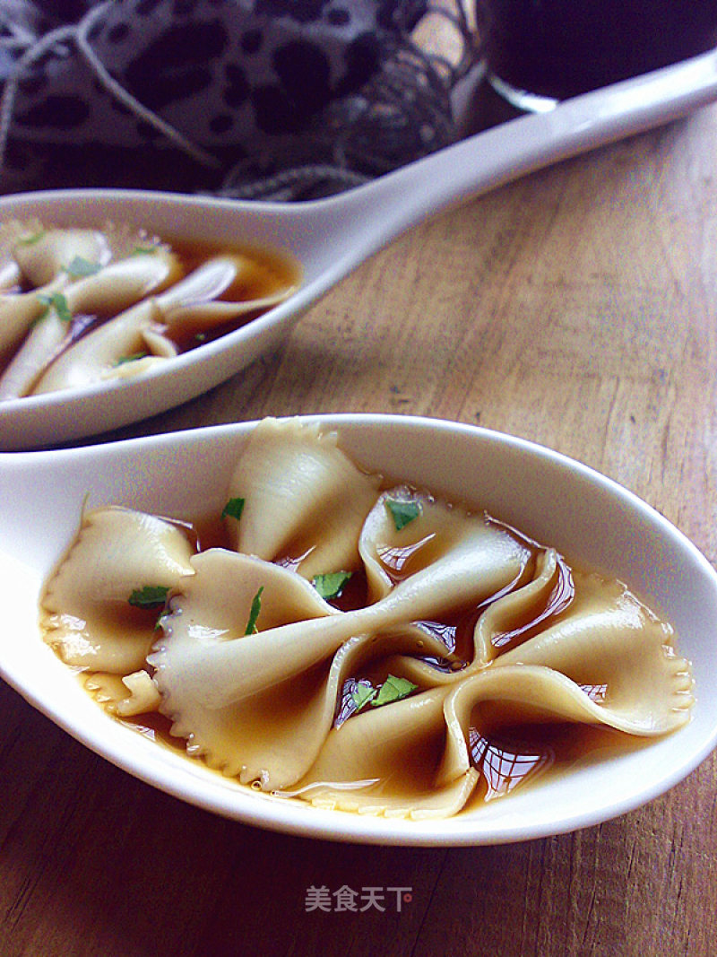 Butterfly Noodles in Sour Plum Soup