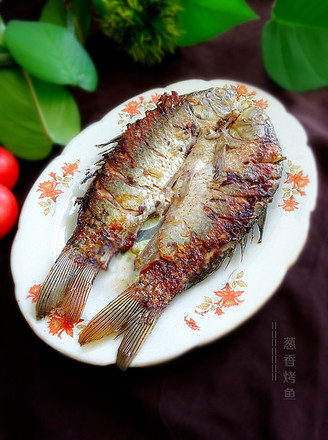 Grilled Fish with Scallions