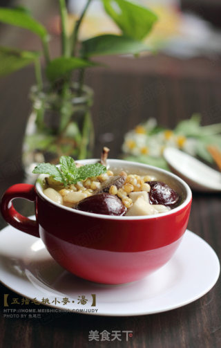 Five Fingers Maotao Wheat Soup---invigorate The Spleen, Dispel Dampness and Appetite recipe