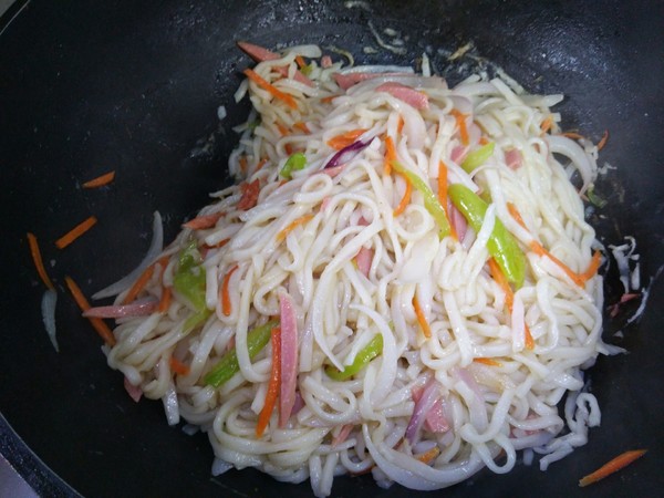 Fried Noodles with Vegetables recipe