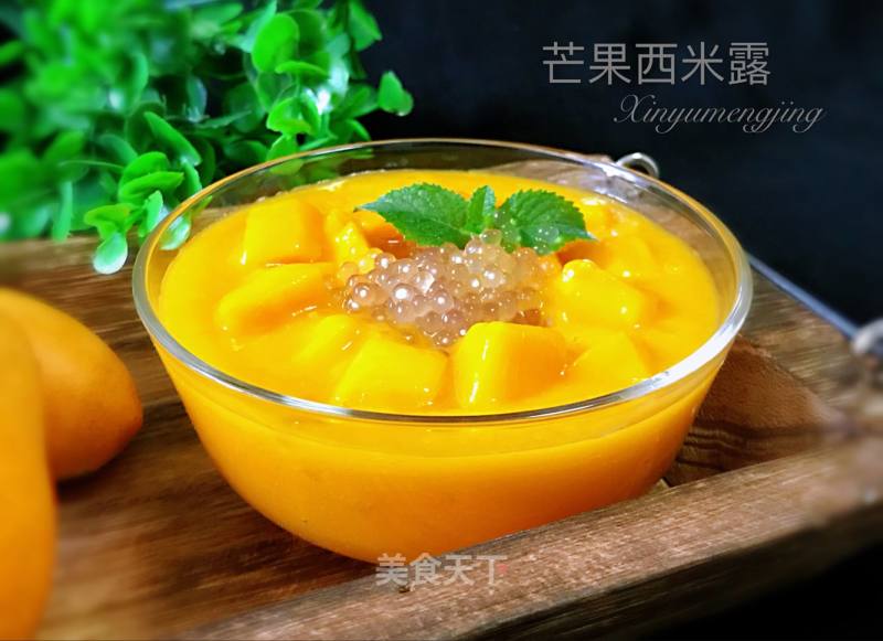 Summer Refreshing Drink ~ Mango Sago recipe
