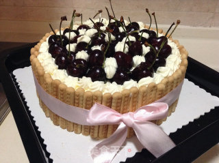 Birthday Cake-----------finger Cake Cherry Cake recipe