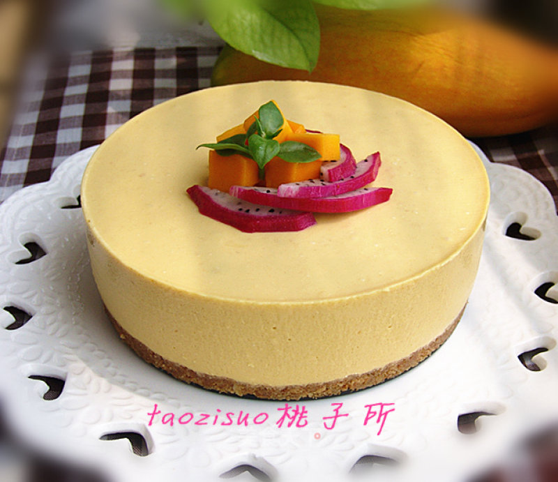 Mango Cheese Mousse Cake recipe