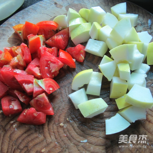 Cantaloupe and Tomatoes in Vinegar recipe