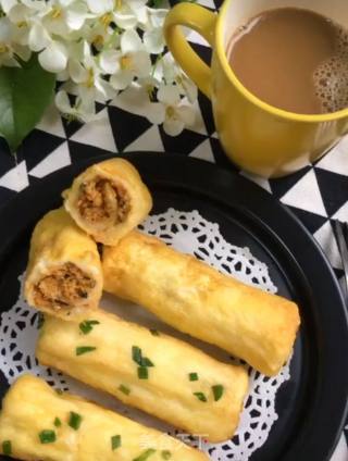 Pork Floss and Egg Rolls recipe