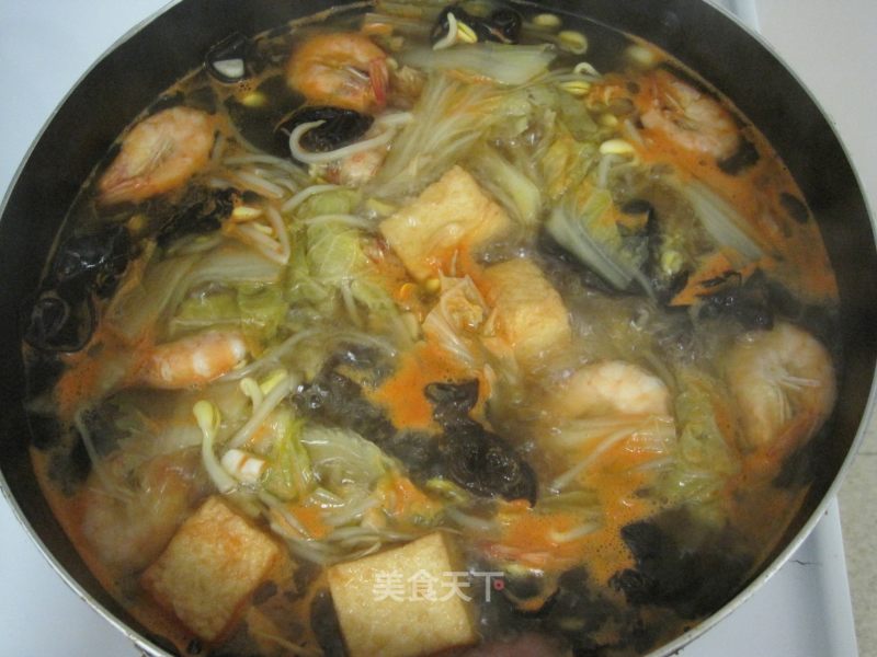 Soybean Sprouts and Shrimp Soup recipe