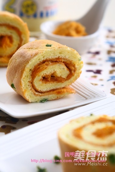 Pork Floss Cake Roll recipe