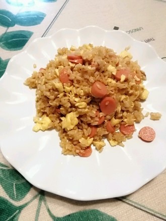 Soy Sauce Egg Fried Rice recipe