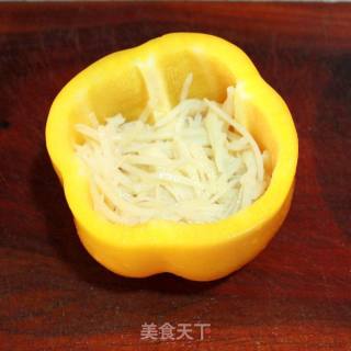 The Color of Spring-----baked Bell Pepper Cup recipe